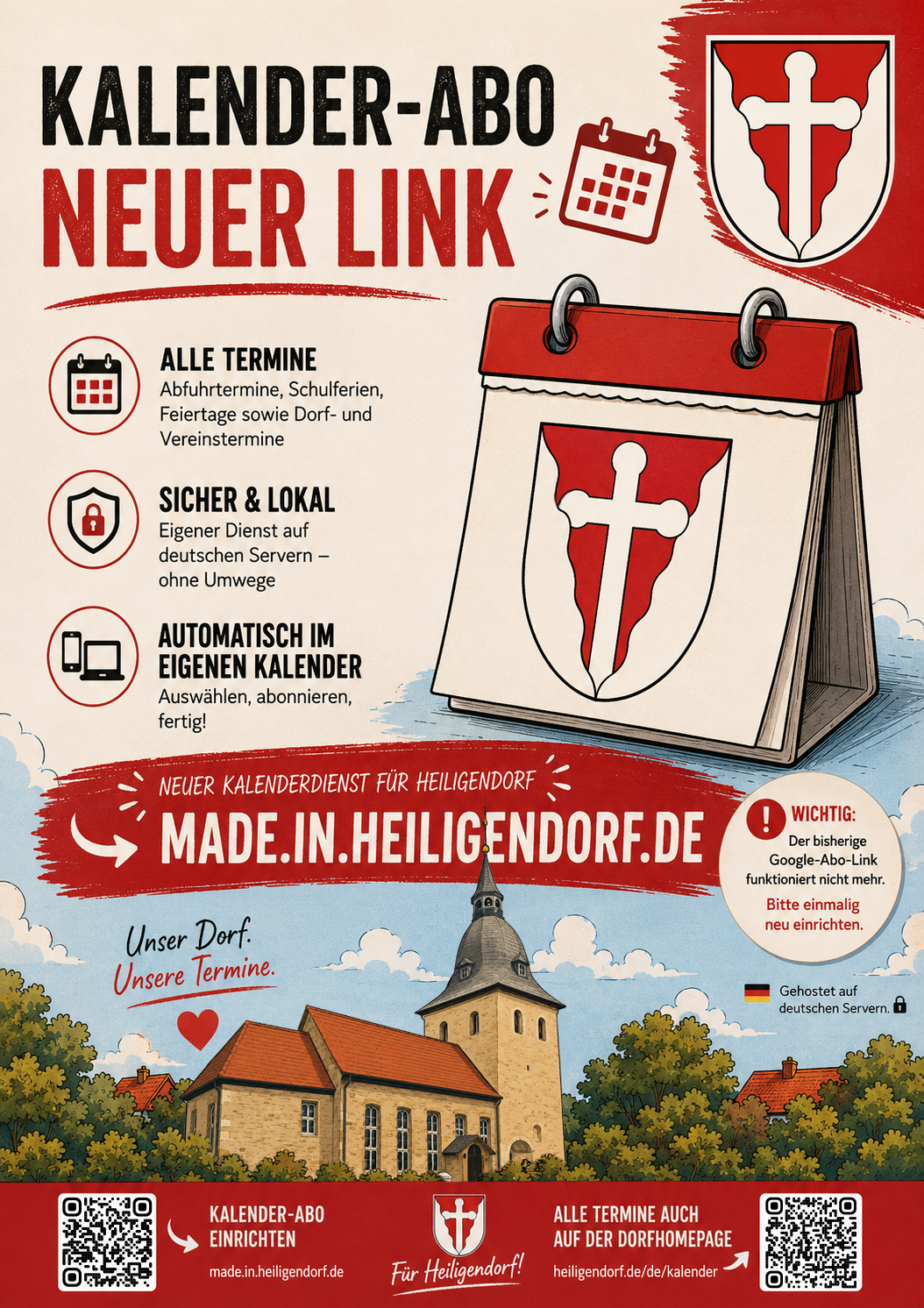 Kalender-Abo: Neuer Link für den Kalenderdienst - made.in.heiligendorf.de